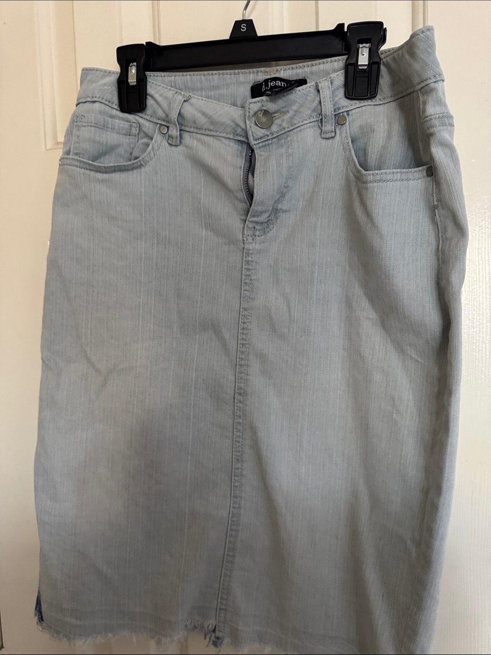 d. jeans Light Blue Denim Pencil Skirt